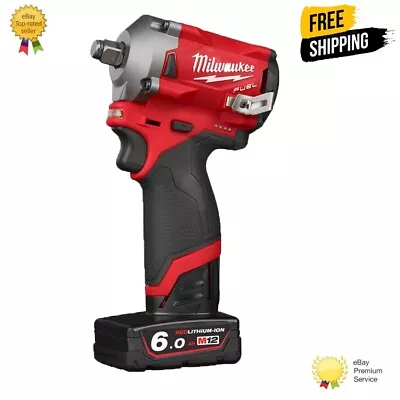 Milwaukee 1/2  Impact Wrench Kit - M12FIWF12-622X - Fuel - 4933464617 • £320