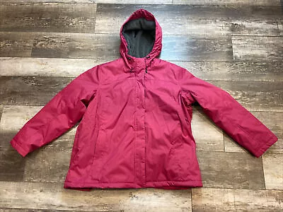 £44.24 • Buy LL Bean Winter Warmer Jacket Fleece Lined Coat Hooded 271138 Women’s 2X EUC
