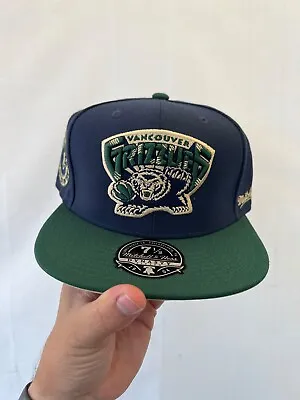 Vancouver Grizzlies NEW Fitted 7 1/2 Hat NBA Side Patch 25th Anniversary Cap • $35