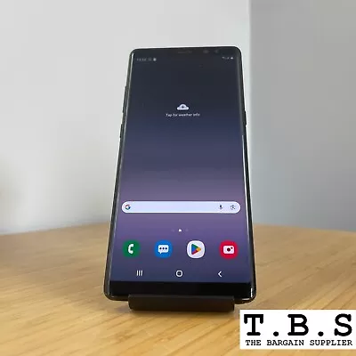 Samsung Galaxy Note8 - 64GB Midnight Black - SM-N950F (Unlocked) CRACKED BACK • $139