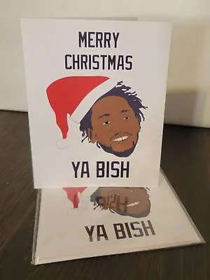 2 Pack - Kendrick Lamar Merry Christmas Greeting Cards Ya Bish Compton Rapper • $8