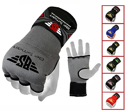Be Smart Inner Hand Wraps Gloves Boxing Fist Padded Bandages MMA Gel Strap Mitts • £6.99