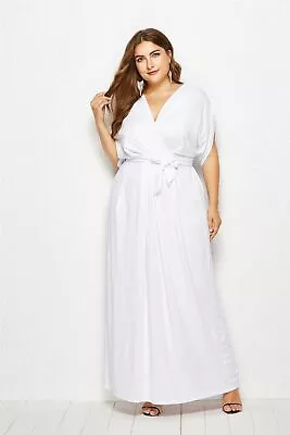 Plus Size Women Maxi Dress Bridesmaid Evening Wedding Party Formal Prom Gown 7XL • $49.01