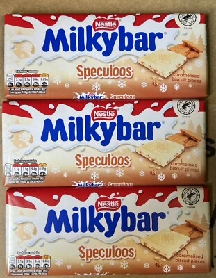 Nestlé Milkybar Speculoos 125g X 3 White Chocolate Bar ( White Chocolate Bar) • £9.95