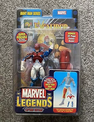 Marvel Legends Giant Man Series Captain Britain Action Figure 2006 • £35