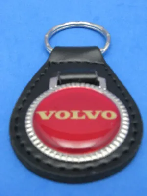 Volvo Auto Leather Keychain Key Chain Ring Fob New #050 • $17.99
