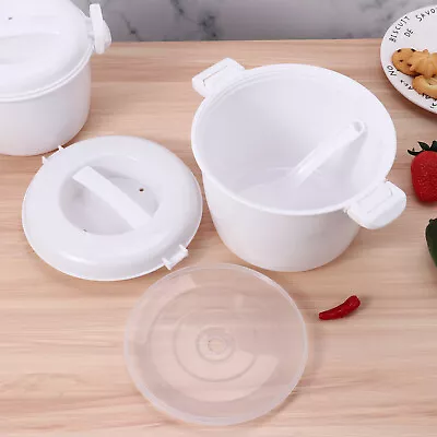 Microwave Rice Cooker Pressure Steamer Cooker Food Bowl Mug NonStick Cookware • $14.43