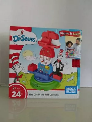 Mega Bloks Dr. Seuss Cat I. The Hat Carousel 24 Pcs • $16.99