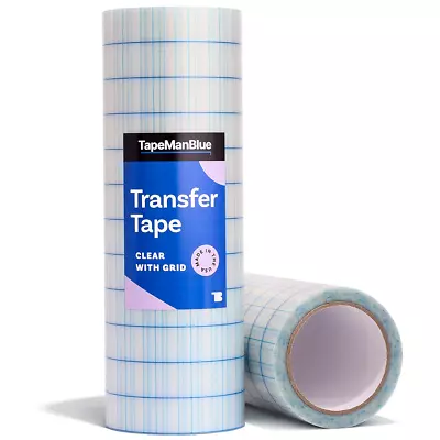 12  X 100' Roll Of Clear Transfer Tape For Vinyl Made In America Vinyl Transfe • $32