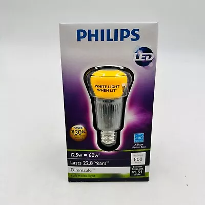 PHILIPS EnduraLED 12.5W A19 2700K Dimmable Light 800 Lumen LED Light (1 Bulb) • $19.99