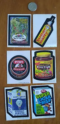 1974 VINTAGE WACKY PACKAGES 6TH SERIES TAN BACK Incomplete Set • $1