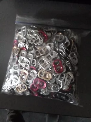 All Color's! Drinks Soda Tabs Can Ring Pulls (Clean) For Crochet Arts Crafts B19 • £0.99