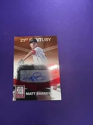 Matt Barnes 2015 Panini Donruss Elite 21st Century Signed Auto Rookie RC • $5.82