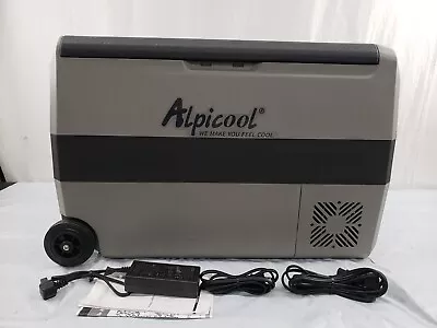 Alpicool T50 12 Volt Portable Refrigerator & Freezer RV Car Boat With Wheels 50L • $199.95