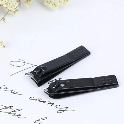 Professional Black Stainless Steel TOE Nail Cutter Nails Trimmer Clipper Mact Le • $1.22