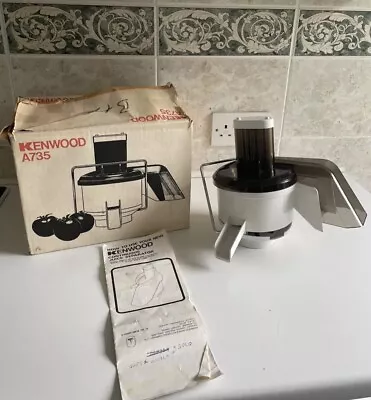 KENWOOD CHEF - A735  Continuous Juice Separator (Fits A701a A707a) Ex Con. • £49.99