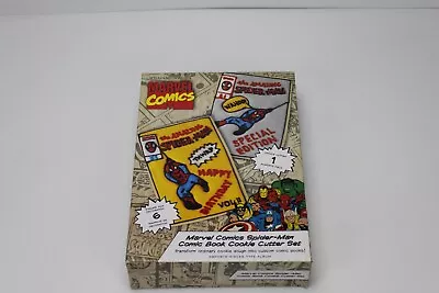 Williams Sonoma Marvel Comics Spider Man Comic Book Cookie Cutter Set • $5