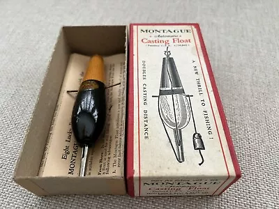 Montague Casting Float  In Box Antique Fishing Tackle • $54