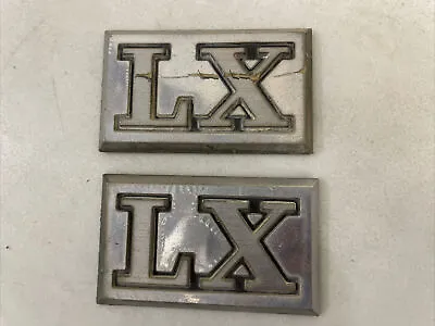 ‘80 - ‘83 Mk1 Vw Rabbit Caddy Pickup LX Pair Rear Bed Emblem • $35