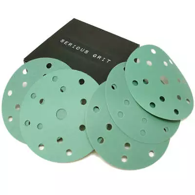 6 Inch Sanding Discs 40-800 Grit 15-Hole Hook & Loop Sandpaper For Orbital Sande • $30.90