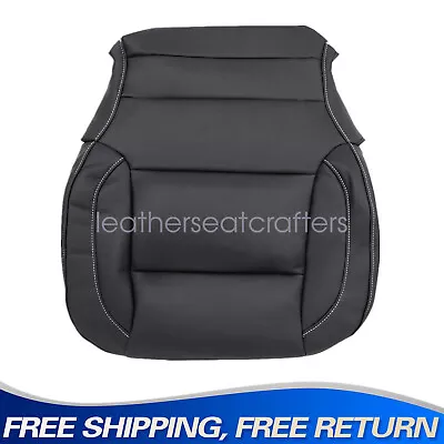 For 2014-2019 Chevy Silverado SLT SLE Z71 Driver Bottom Leather Seat Cover Black • $40.29