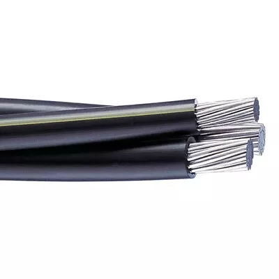 250' Erskine 6-6-6 Triplex Aluminum URD Direct Burial Cable (70 Amp) 600V • $245