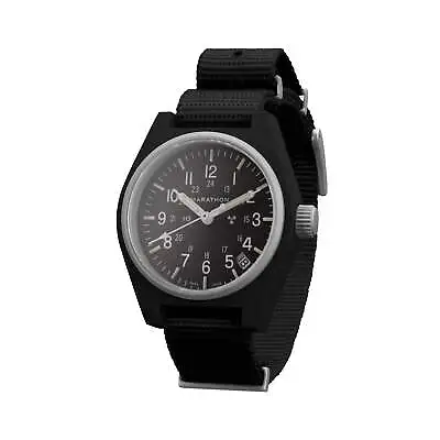 MARATHON 34mm Black General Purpose Quartz With Date (GPQ) High-Impact Composite • $297