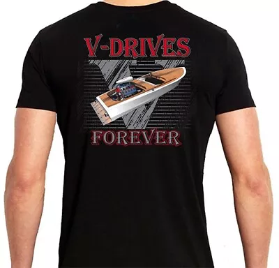 D21 Forever T-Shirt V-drive Artwork Art Casale Drag Boat Hydro Flatbottom • $22