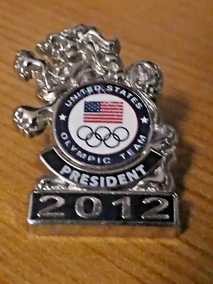 Official London 2012 United States Olympic Team President Pin Badge USA • £20