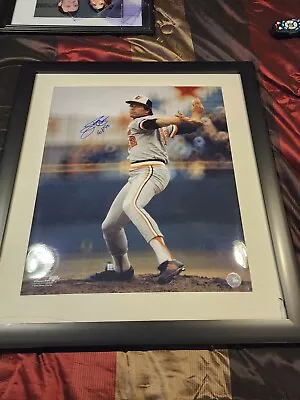 Orioles Jim Palmer Autographed Framed 16x20 Color Photo Coa • $120