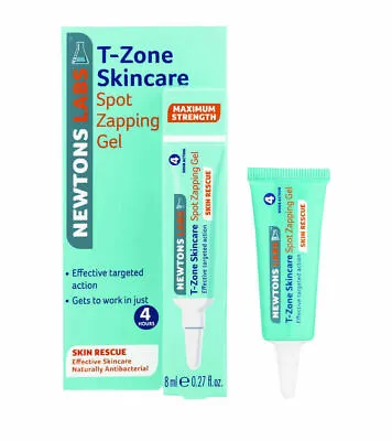 T-Zone Skin Care Rapid Action Spot Zapping Gel Fast 8ml NEW UK • £4.49
