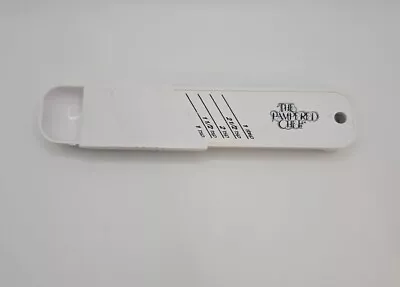 Pampered Chef Adjust-A-Spoon Measuring Spoon White • $6.87