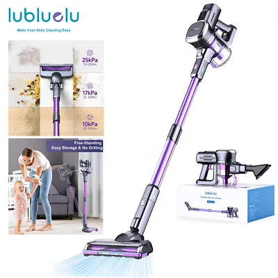 $115.99 • Buy Lubluelu Self-Standing Cordless Stick Vacuum Cleaner 25Kpa Powerful Suction 6in1