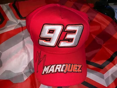 Marc Márquez 2019 World Champion Signed Marquez Official Cap + COA & Photo Proof • $192.44