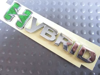 OEM 2007-2010 Chevy Malibu Hybrid X Green Emblem Badge Trunk Logo 25798870 • $11.99