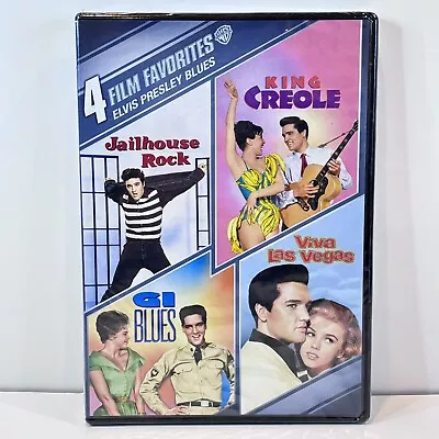 Elvis Presley Blues 4 Film Favorites (DVD 2014 4-Disc Set) Jailhouse Rock • $14.99