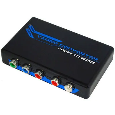 Component Video & L/R RCA Stereo Audio To HDMI Converter Adapter - DVD PS3 Xbox • $11.97