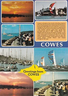 W 768 ISLE OF WIGHT - TWO POSTCARDS OF COWES - Dixon • £1.70