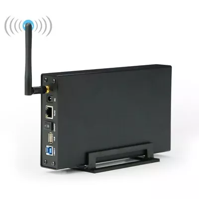 Blueendless Wireless HDD Enclosure Box Portable Wifi Router NAS Network Storage • £56.88