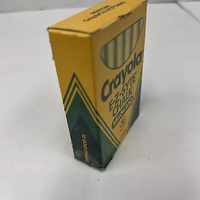 2 Boxes Binney & Smith 1988 Crayola Mellow Gold E-Z-Stye Chalk 1420 USA Vtg • $29