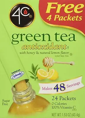 4C Totally Light Tea 2 Go Green Tea Ice Tea Mix 20 Count • £9.95