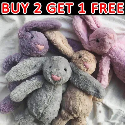 Easter Long Ear Bunny Rabbit Cute Plush Toy Animal Dolls Kids Christmas Gift AU • $3.99