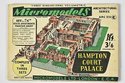 1954 Sealed Unopened Micromodels Arc21 C Hampton Court Palace State Apartments • £10