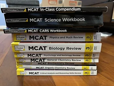 Princeton Review MCAT 3rd Edition Full Set • $40