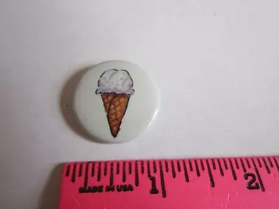 AMERICAN GIRL GRIN PIN Ice Cream Cone Collectible 1990s FREE SHIP #54 Button • $10.95