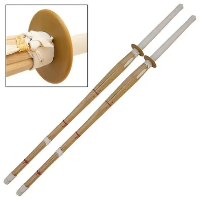 $29.99 • Buy Pair Of Kendo Shinai Bamboo Katana Practice Training Sword Sparing Japanese