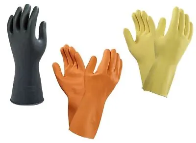 Marigold Ansell Thick Havy Duty Latex Rubber Gloves Bathroom Kitchen Outdoors • £6.48