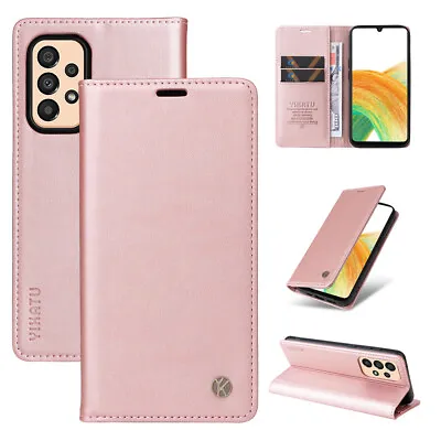 Flip Magnetic Wallet Case Cover For Samsung Galaxy A73 A33 S10LITE M53 5G A02S • $8.39