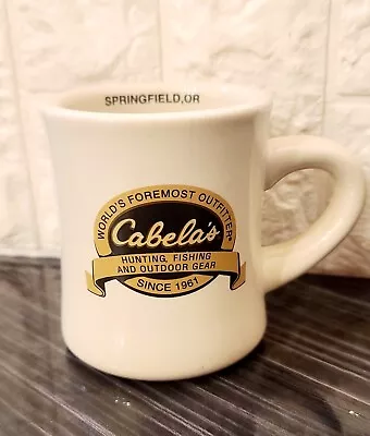 CABELLA'S Mug Hunting Fishing Heavy Diner Style Coffee Cup Mug  • $9.50