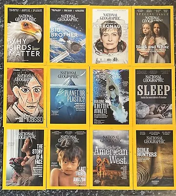 National Geographic Magazines Year 2018 Complete Set • $12